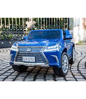 Lexus DK-LX570 Blue Painted, 4X4, 12V, MANDO RC, 2 PLAZAS - LE7295